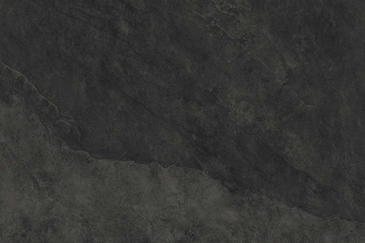 CeramicLine³-Terrassenplatte in grauer Naturstein-Optik von Woehe & Heydemann mit feiner Oberfläche