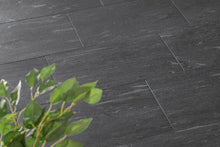 Verlegte CeramicLine²-Platten in grau von Woehe & Heydemann in 100x50 – Naturstein-Optik mit harmonischer Linienführung