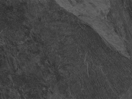 CeramicLine²-Terrassenplatte in grauer Naturstein-Optik von Woehe & Heydemann mit feiner Oberfläche