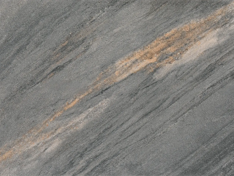 NanoLine-Terrassenplatte in grauer Naturstein-Optik von Woehe & Heydemann - feine Oberfläche
