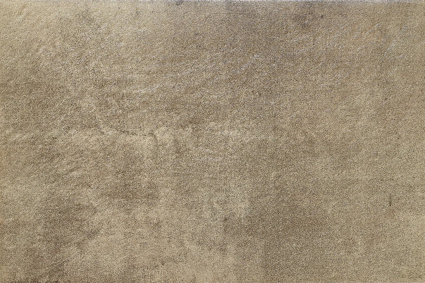 CreativeLine-Terrassenplatte in beiger Naturstein-Optik von Woehe & Heydemann mit feiner Oberfläche