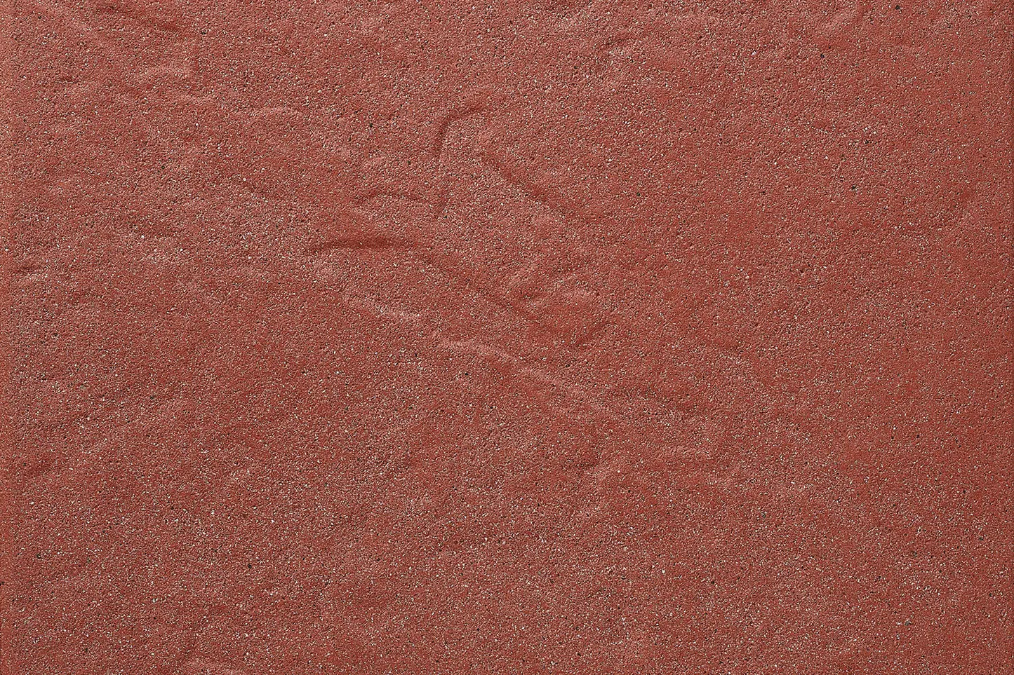 LuxoGran-Terrassenplatte in roter Naturstein-Optik von Woehe & Heydemann mit strukturierter Oberfläche