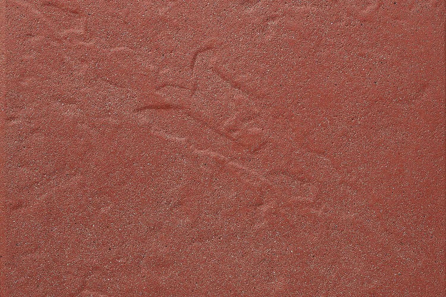 LuxoGran-Terrassenplatte in roter Naturstein-Optik von Woehe & Heydemann mit strukturierter Oberfläche