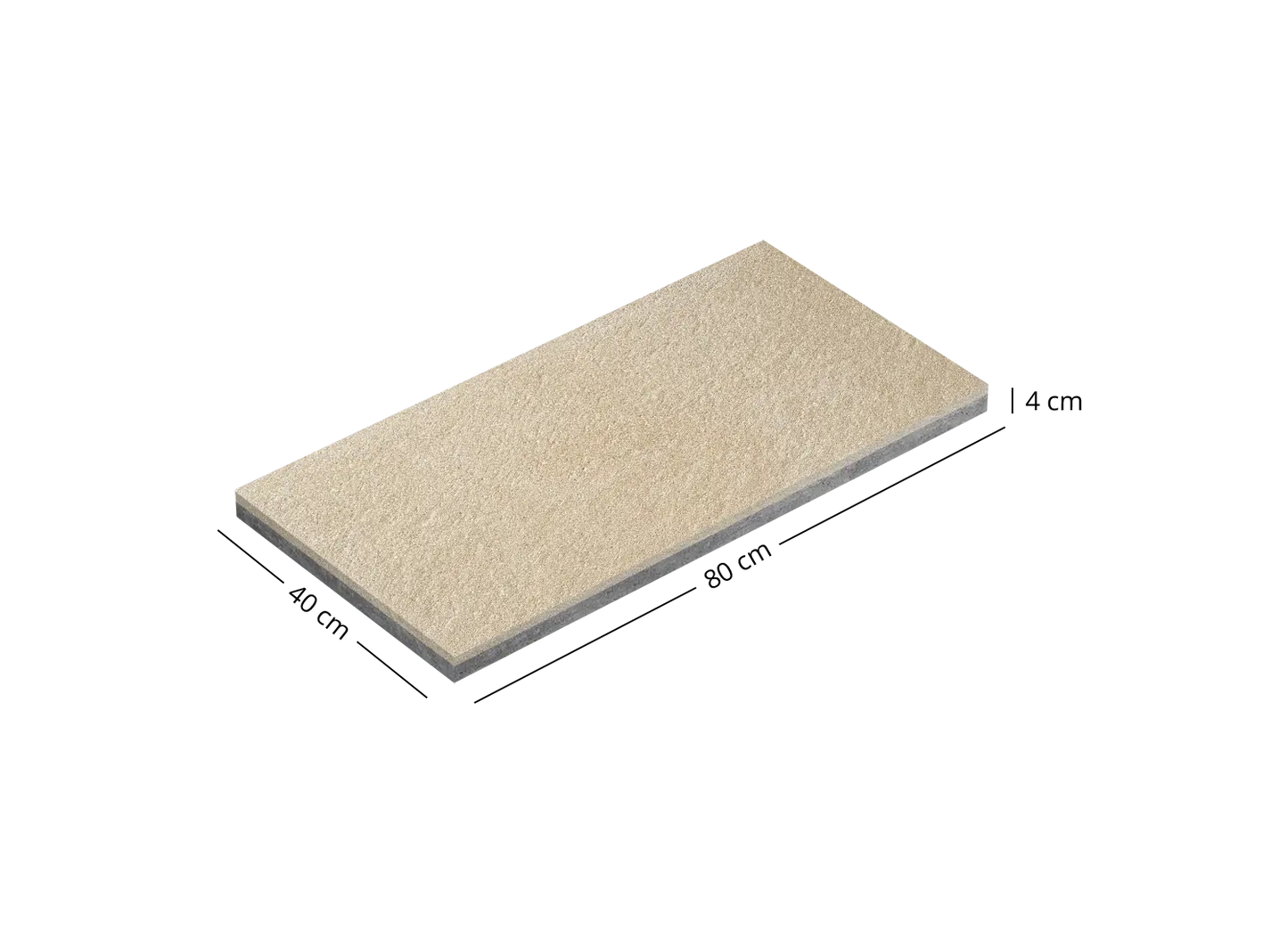 Woehe & Heydemann Betonoptik 
Formate Terrassenplatte 75584