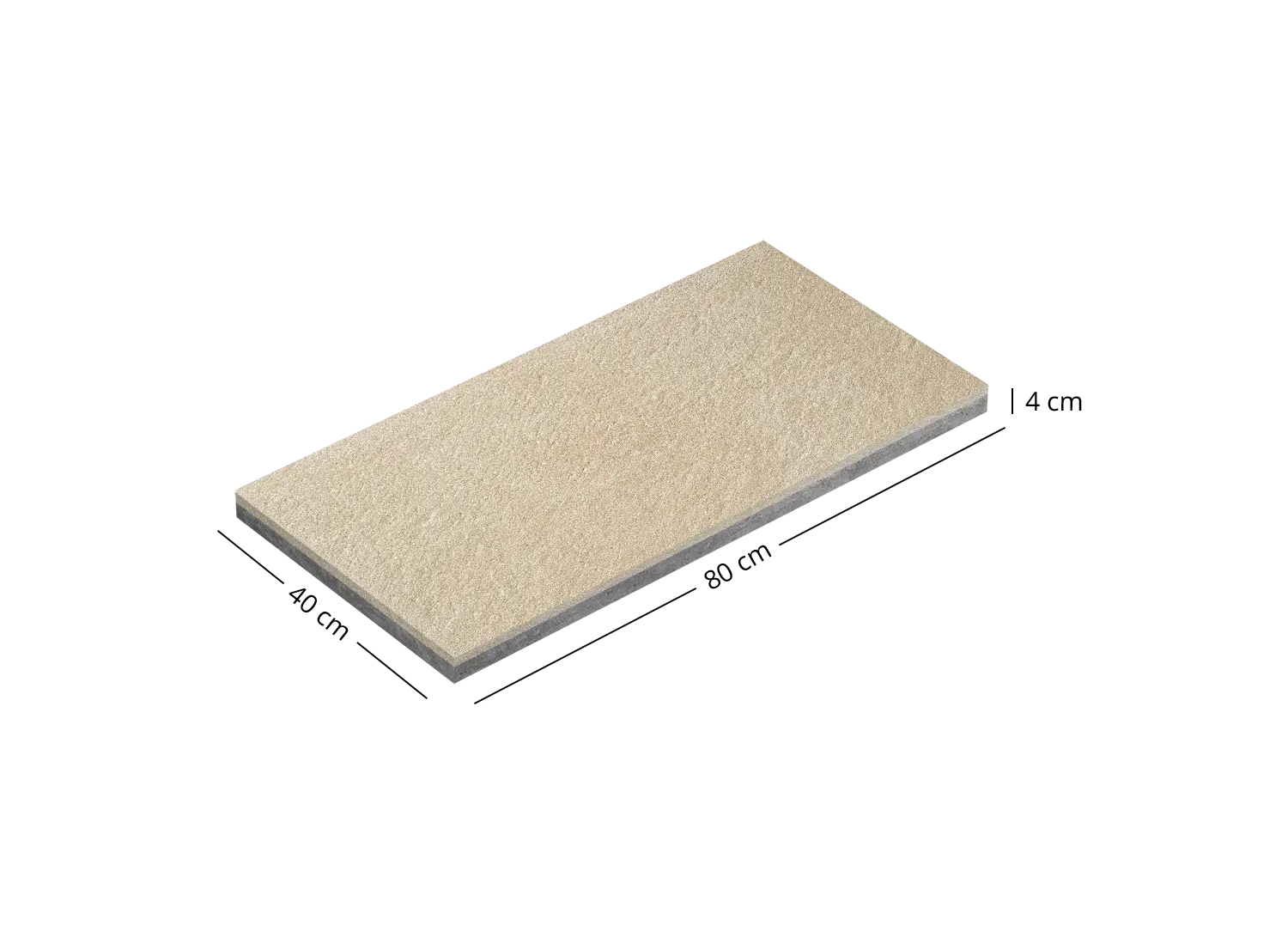 Woehe & Heydemann Betonoptik 
Formate Terrassenplatte 75584