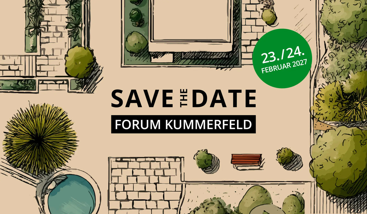 Desktop Banner zum Save the Date für das Forum Kummerfeld von Woehe & Heydemann Forum Kummerfeld 2027 am 23. und 24. Februar ein Event zur GalaBau-Weiterbildung