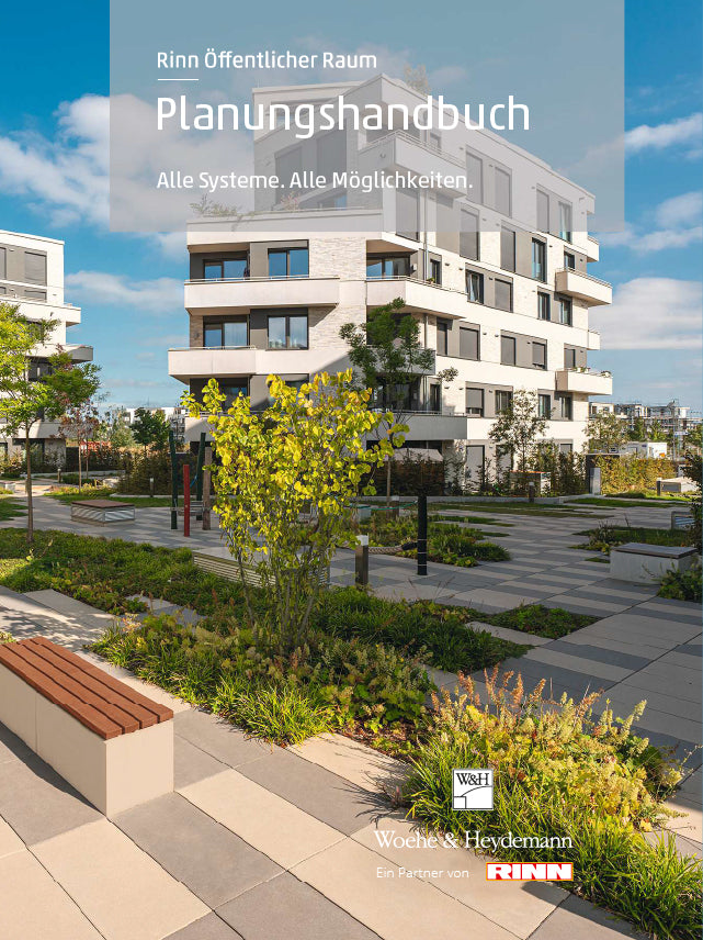 Deckblatt zu dem PDF des Planungshandbuch für den öffentlichen Raum von Woehe & Heydemann und Rinn.