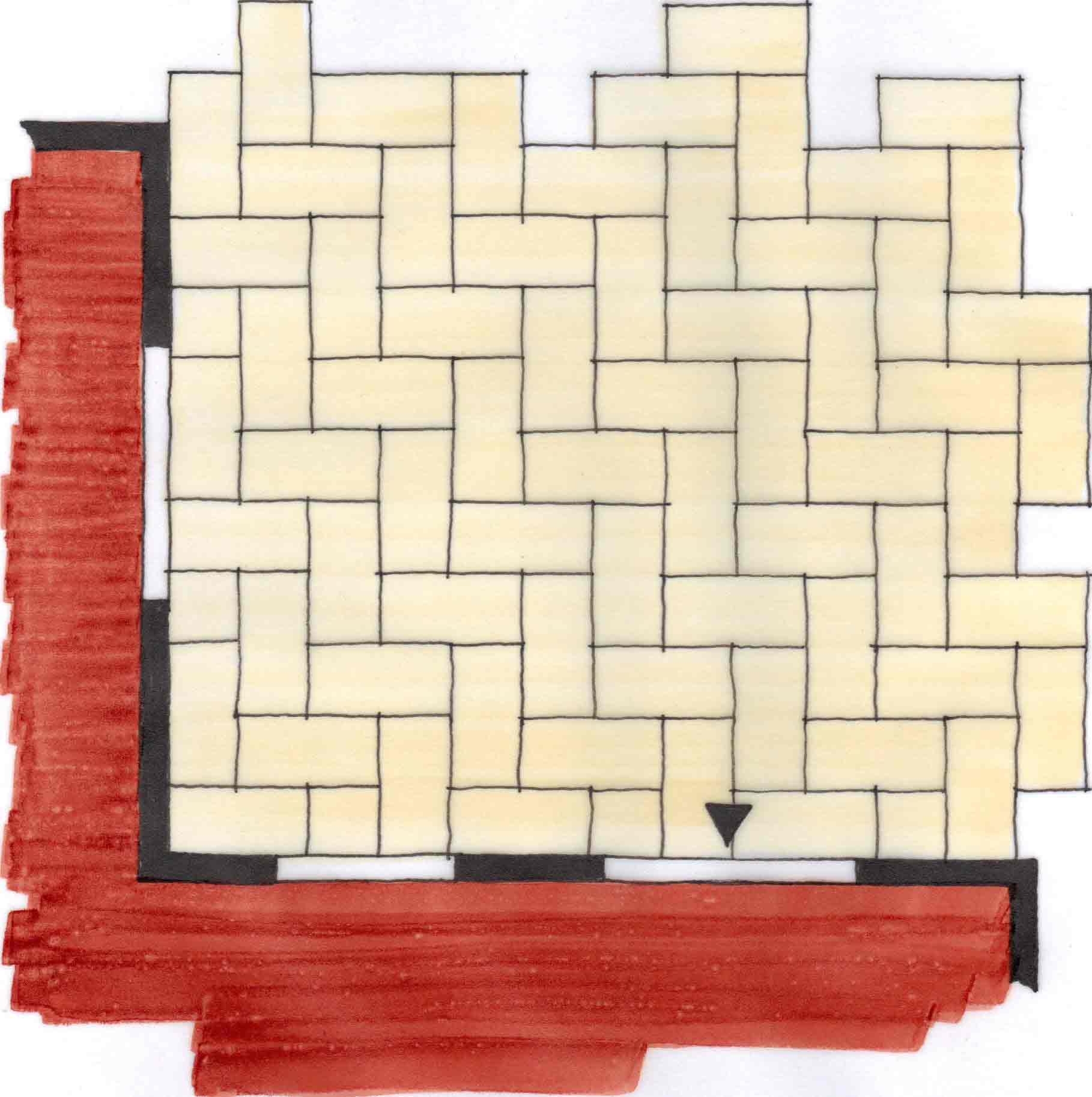 Woehe & Heydemann Terrassenplatten verlegen Verlegemuster Fischgraetmuster