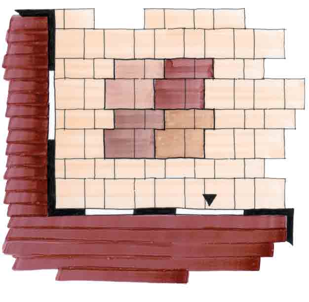 Woehe & Heydemann Terrassenplatten verlegen Verlegemuster Parma