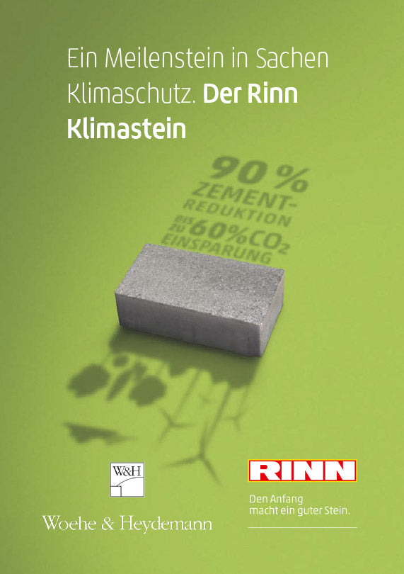 Woehe & Heydemann Terrassenplatten Flyer Rinn Klimastein