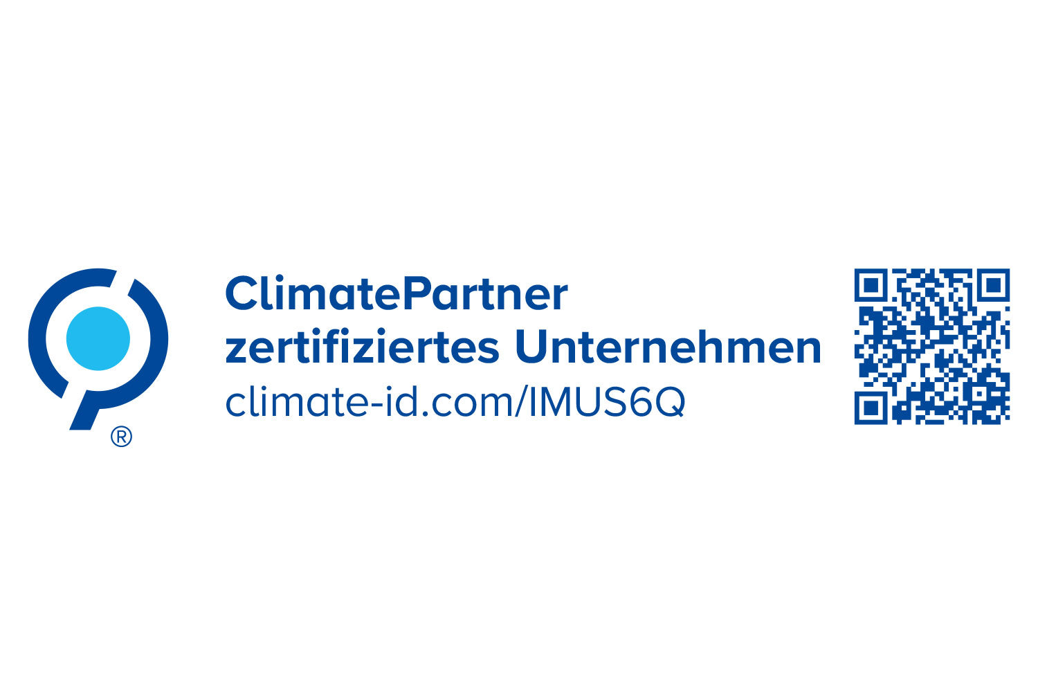 Climate Partner zertifiziertes Unternehmen 