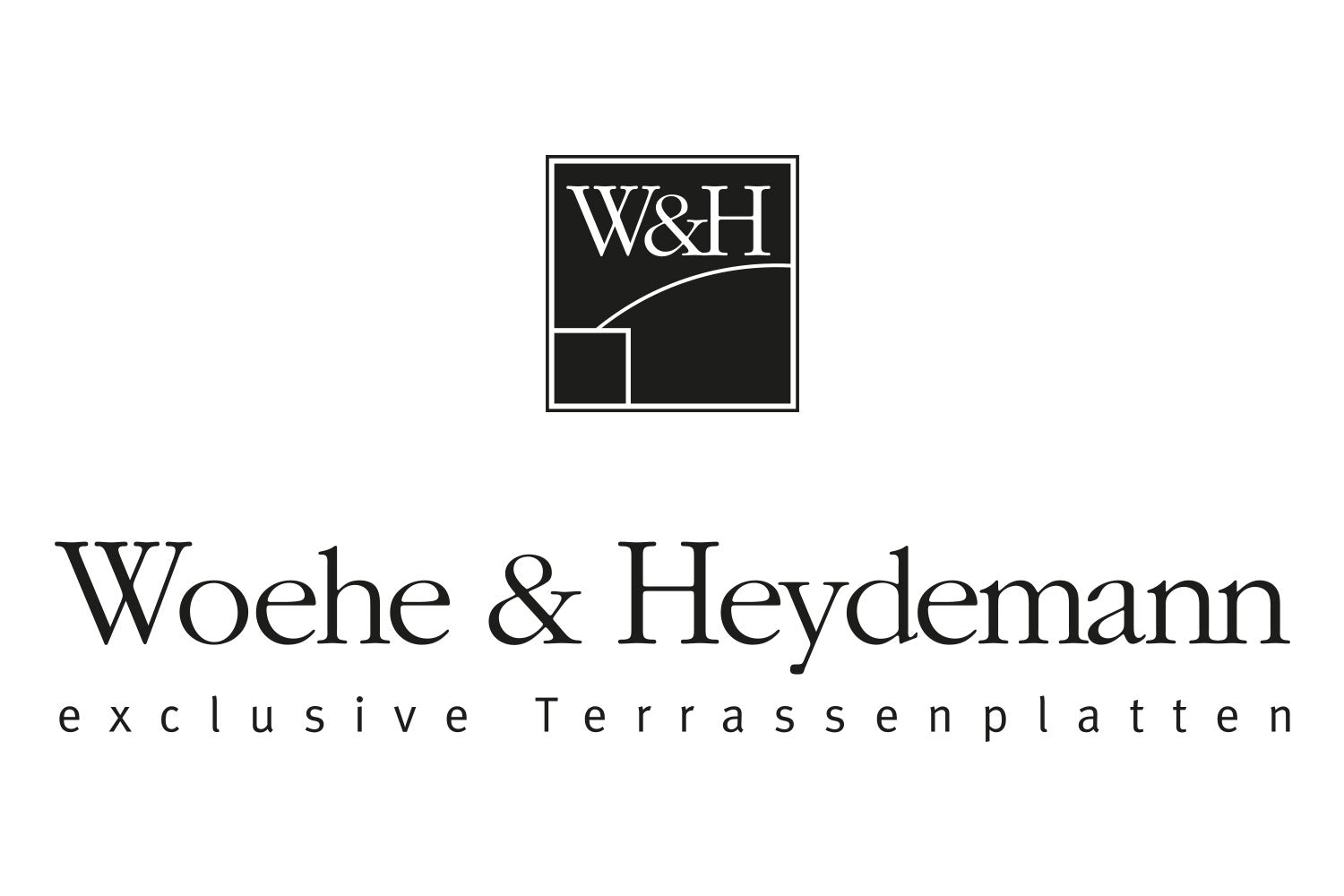 Logo Woehe & Heydemann exclusive Terrassenplatten
