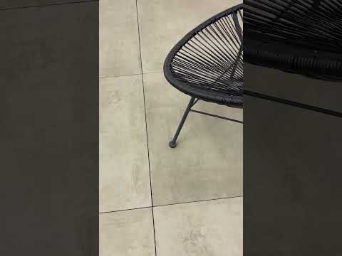 CeramicLine³-Terrassenplatte in beiger Beton-Optik von Woehe & Heydemann 